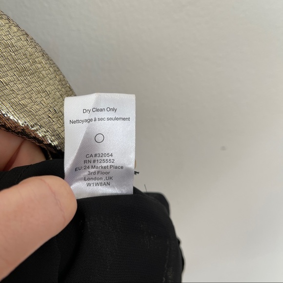 Dolan Gold Prasong Silk High Neck Ruffle Tank - Picture 11 of 16